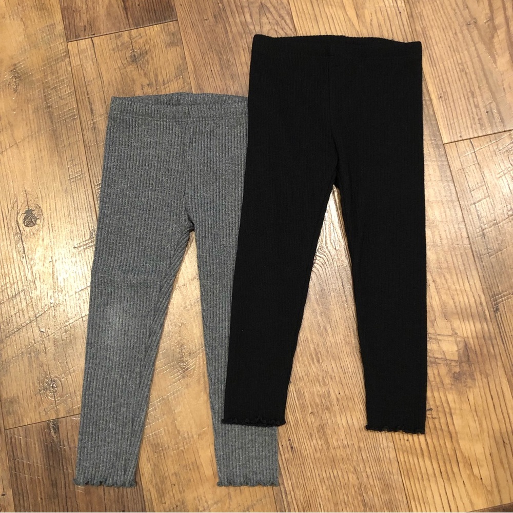 Toddler Girl Butter Soft Ribbed Leggings 3T